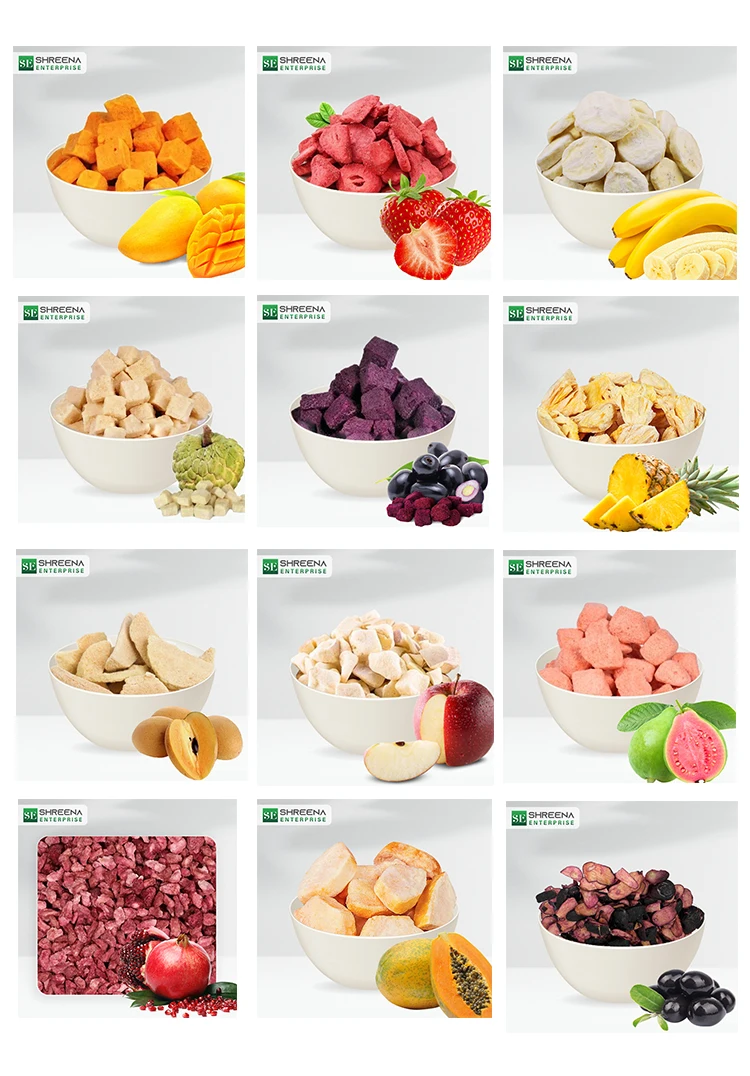 fruit freeze dried cube