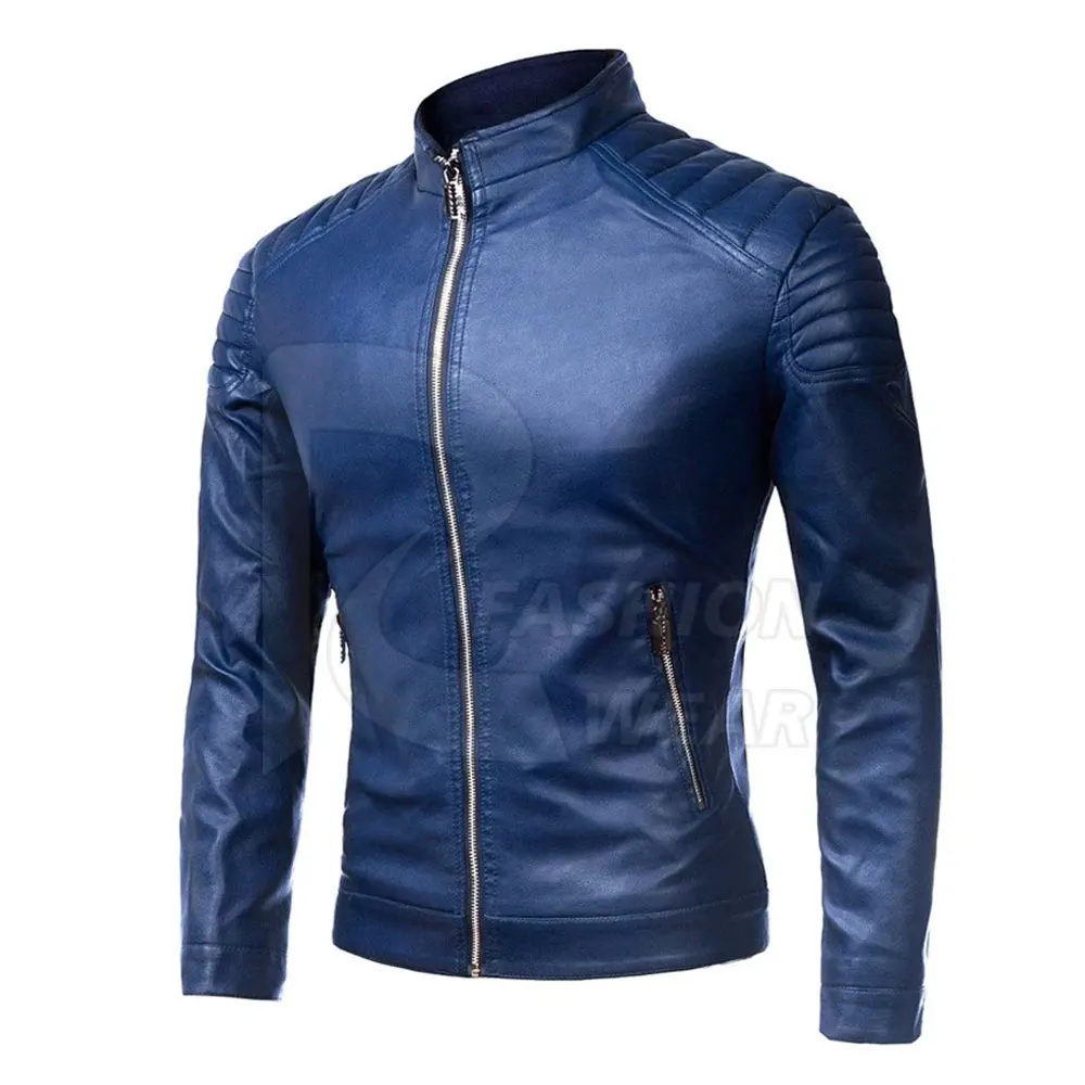 Pakistan Factory PU Leather Jackets For Men Wholesale Leather Jackets  Winter Use Leather Jacket
