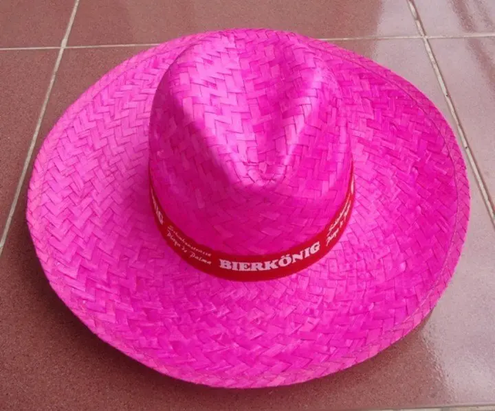 Hot Trending 2024 Handmade Customize Logo Printed Ribbon Fashion Panama Cowboy Straw Hat For Summer Made In Vietnam