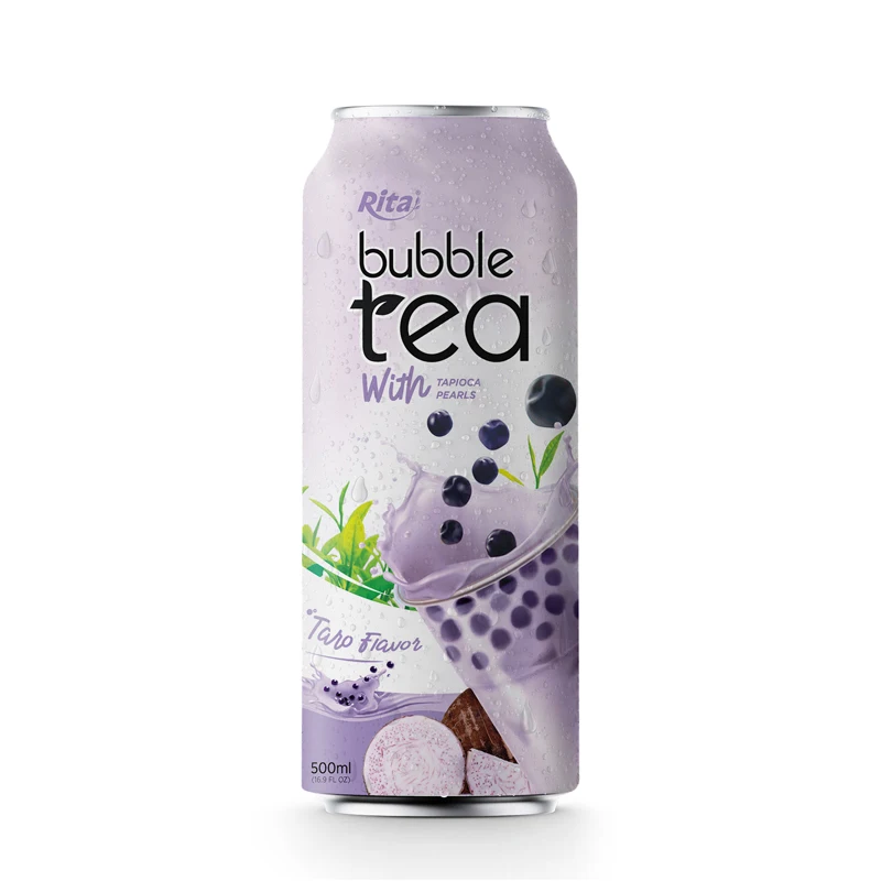 Best Selling 500ml Green Tea Kombucha Ingredients Bottle Matcha Flavor Bubble With Tapioca Pearls Direct From Vietnam
