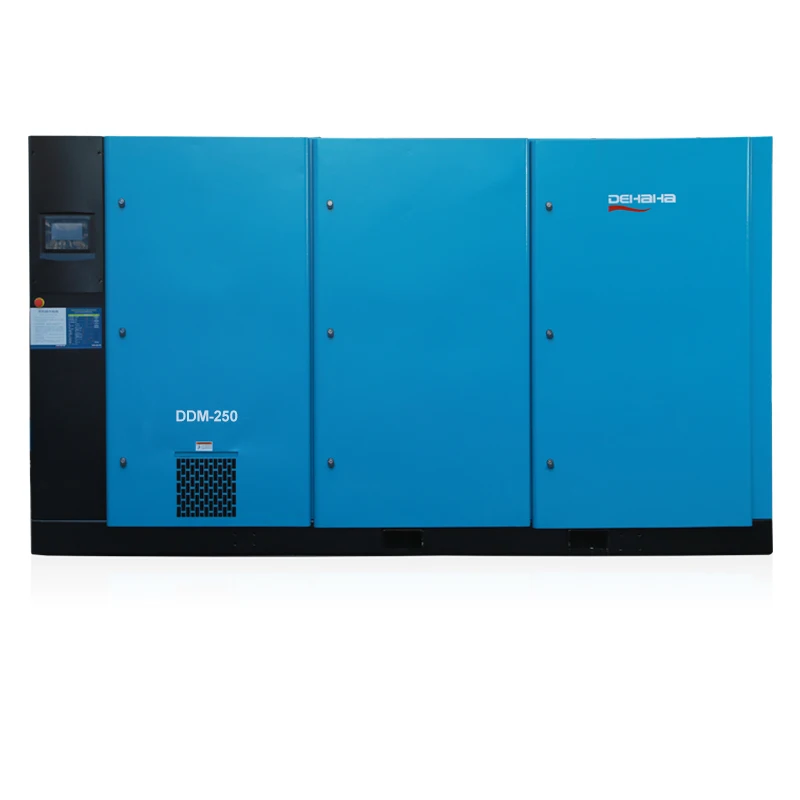 200KW 275hp Variable Speed Industrial Electric Two Stage Screw Air Compressor Compresor de aire