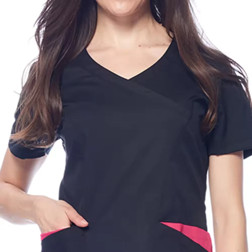 Buy Summer High Quality Customized Women Medical Uniforms Short Sleeve Breathable Nurse Hospital Scrubs Sets