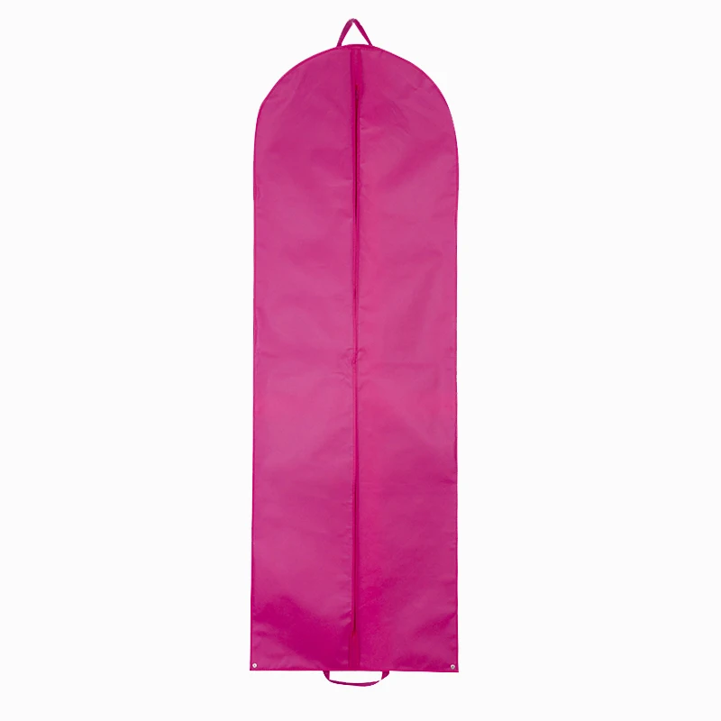 Portable High Grade costume fabric zippered garment bag with zipper wholesale