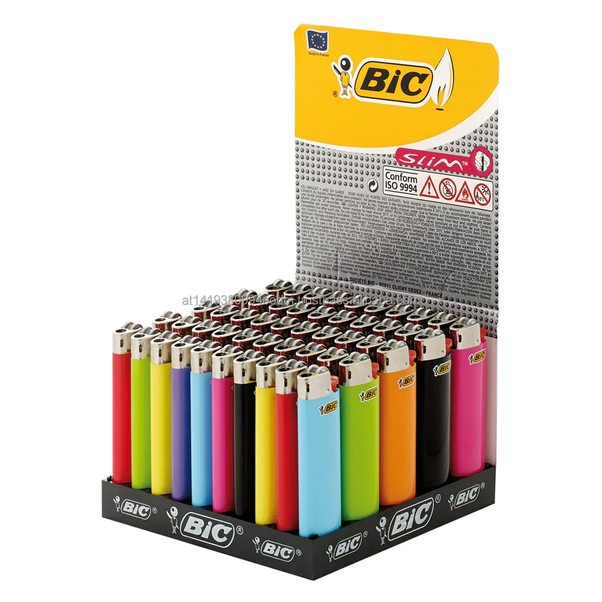Bic перезаряжаемые электрические газовые зажигалки классический дизайн пластиковый факел и прикуриватель с логотипом многоразового использования для курения