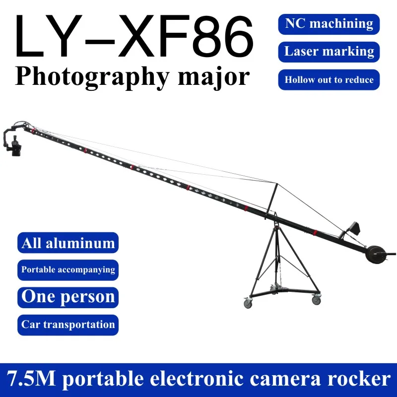 Jianmei 6-8 м jimmy jib dslr фотоаппарат кран оборудование для фотосъемки камеры стрела с дистанционным