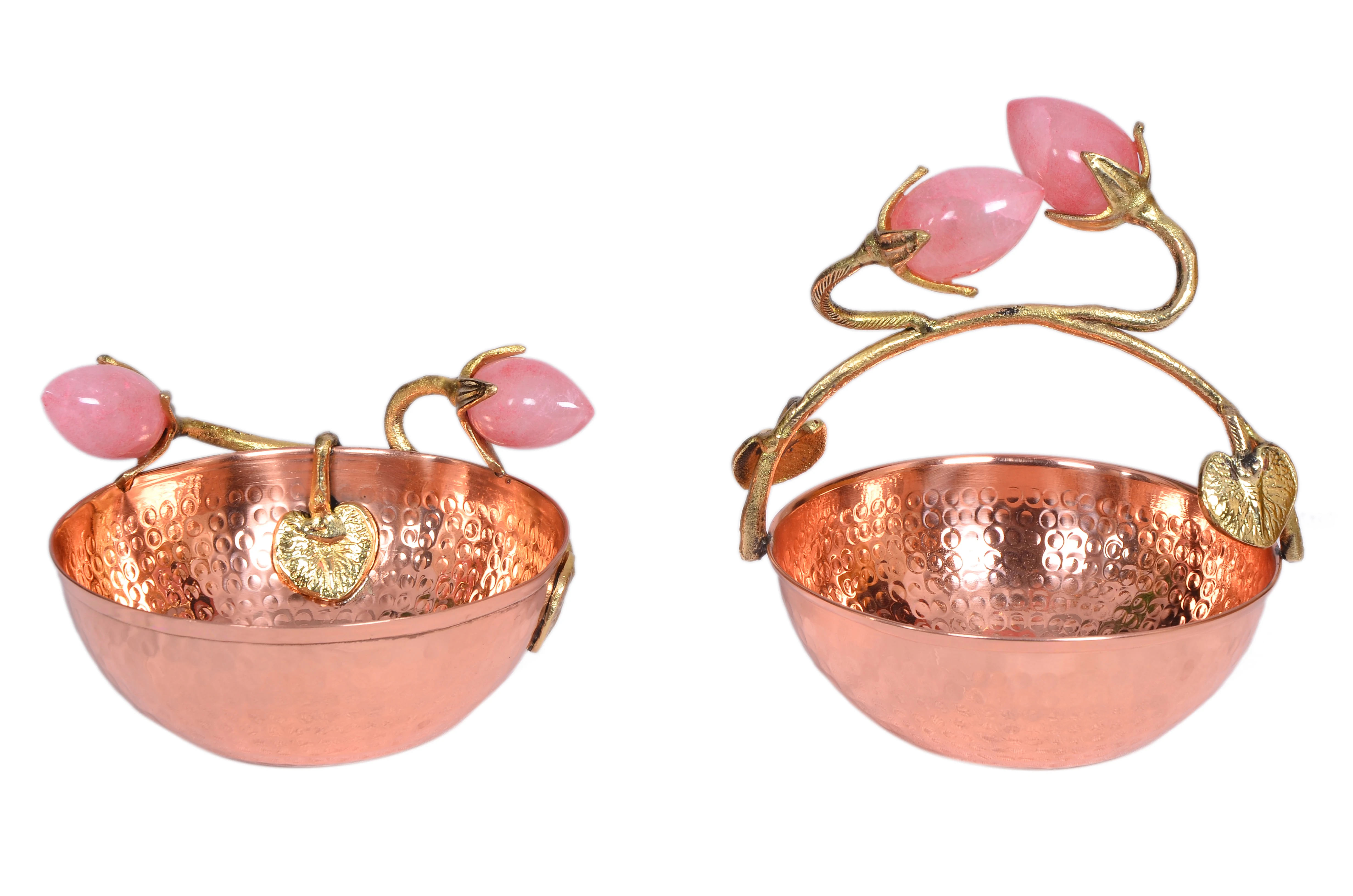 Latest Copper Food Serving Bowl High Quality Copper Bowl Kitchen Decorative Bowl Hammered Design  For Kitchen Serving