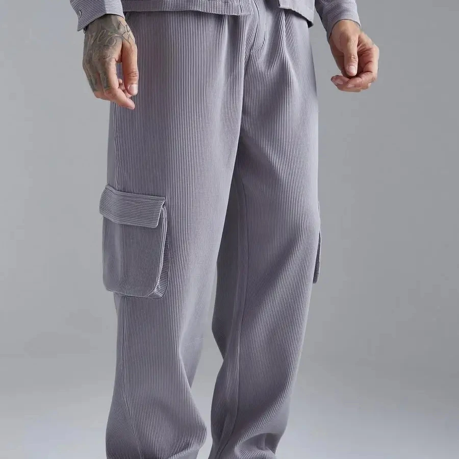 Custom Logo Embroidered baggy Sweatpants 100% Cotton French Terry Jogger stacked sweat pants Side Straight patchwork Pants men