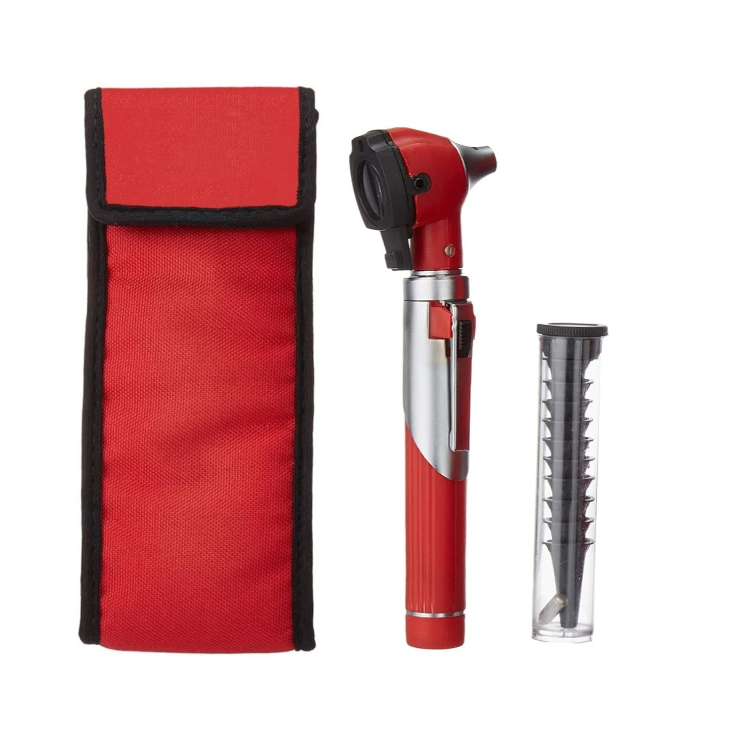 Diagnostic Otoscope Set Pocket Fibreoptic Different Mini ENT Ear LED Canal Laryngoscopes Miller Surgical Instruments By Vaslcare