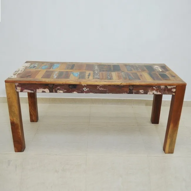 Nirvana Reclaimed 1.8m Dining Bench Setting Living Room Perfectly Set Multi Function Console Table  smart dining table