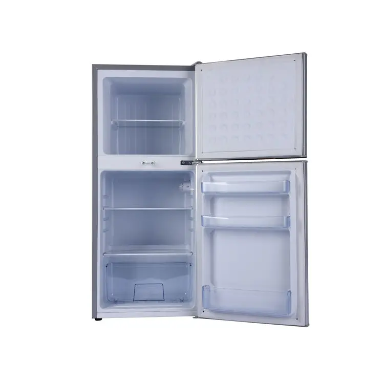 108/118/ 142/178/198/218/268 Liter Double Door DC Solar Fridge Top Freezer save energy refrigerator