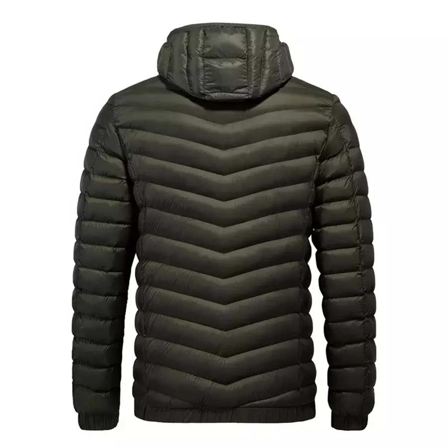 Winter New Fashion Wholesale Glossy White Duck Down Thick Puff Jacket Men Vest