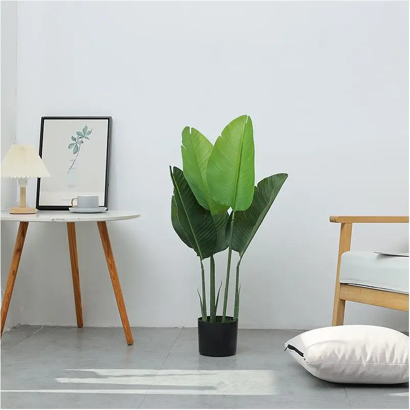 Artificial Fake Tree Plants Bonsai Tree Bamboo Banana Simulation Cherry Blossom Led Olive Pre Lit Artificial Christmas Tree