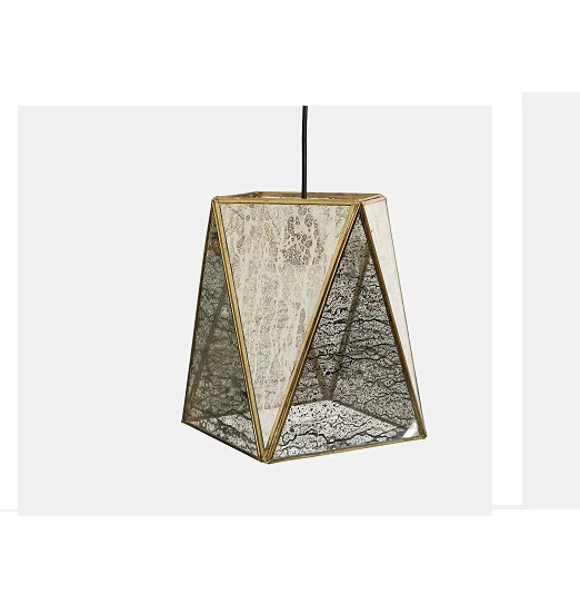 Hanging Ceiling Pendant Light Antique Gold Palm Tree High Quality Metal Leaf Design Pendent Lamp for Luxury Hotel Home