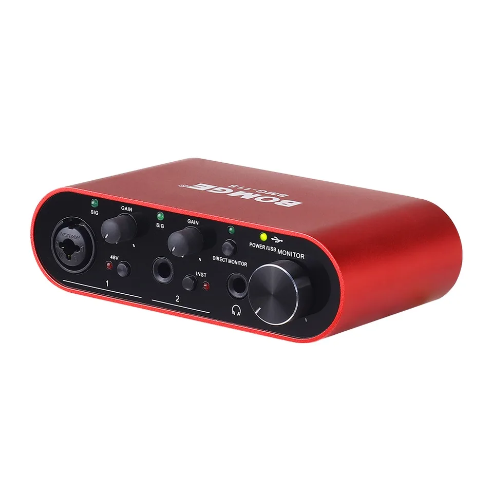 BMG-11S Live Stream Audio Mixer с интерфейсом записи используемым для караоке-песен