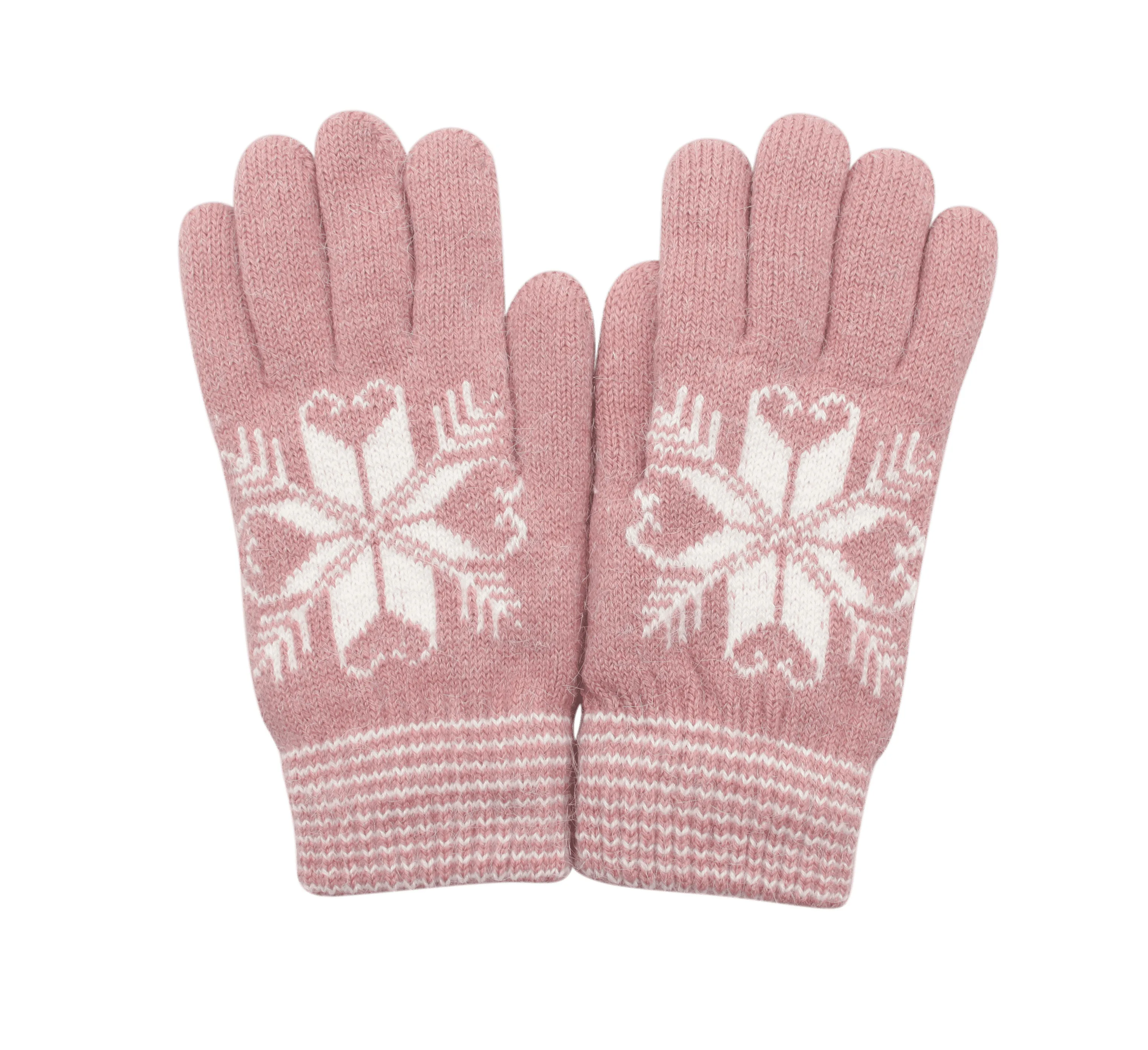 Jacquard Knit Gloves