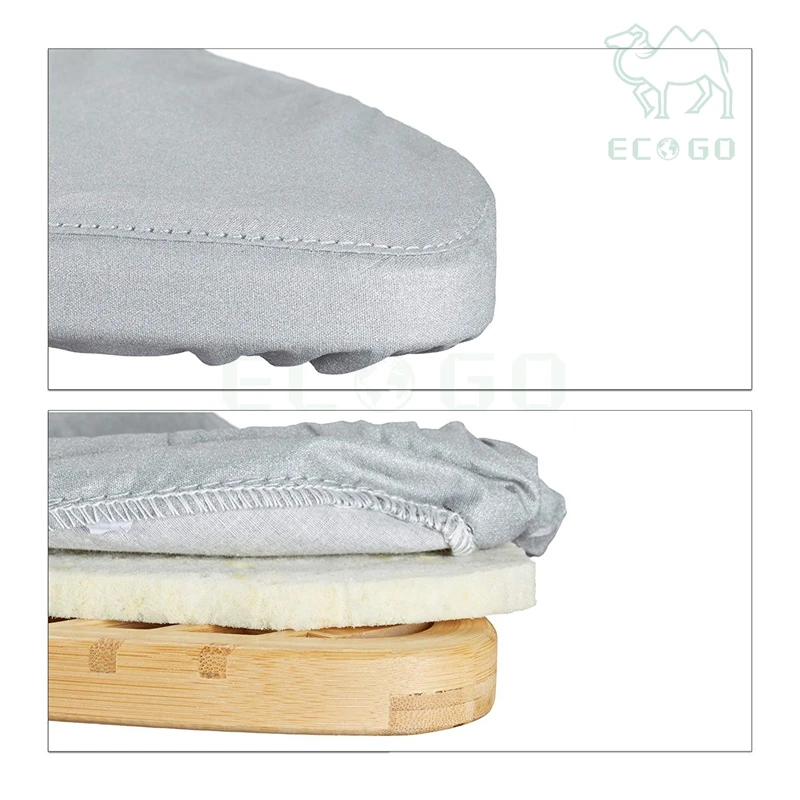Delicate Wooden Bamboo Ironing Board Wholesale Flat Ironing Table With Cotton Cover Professional Design Ironing Board Shelf