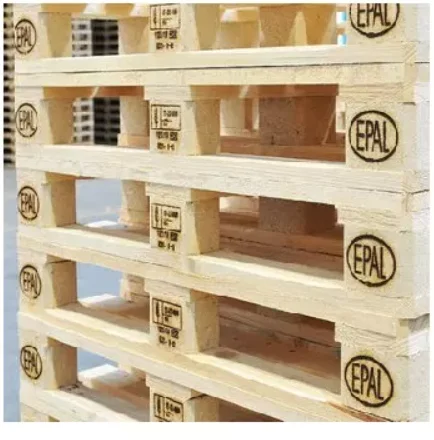 Cheap Price Wood Pallets Wood Pallet Europe Wood Storage Trays with Metal Handle