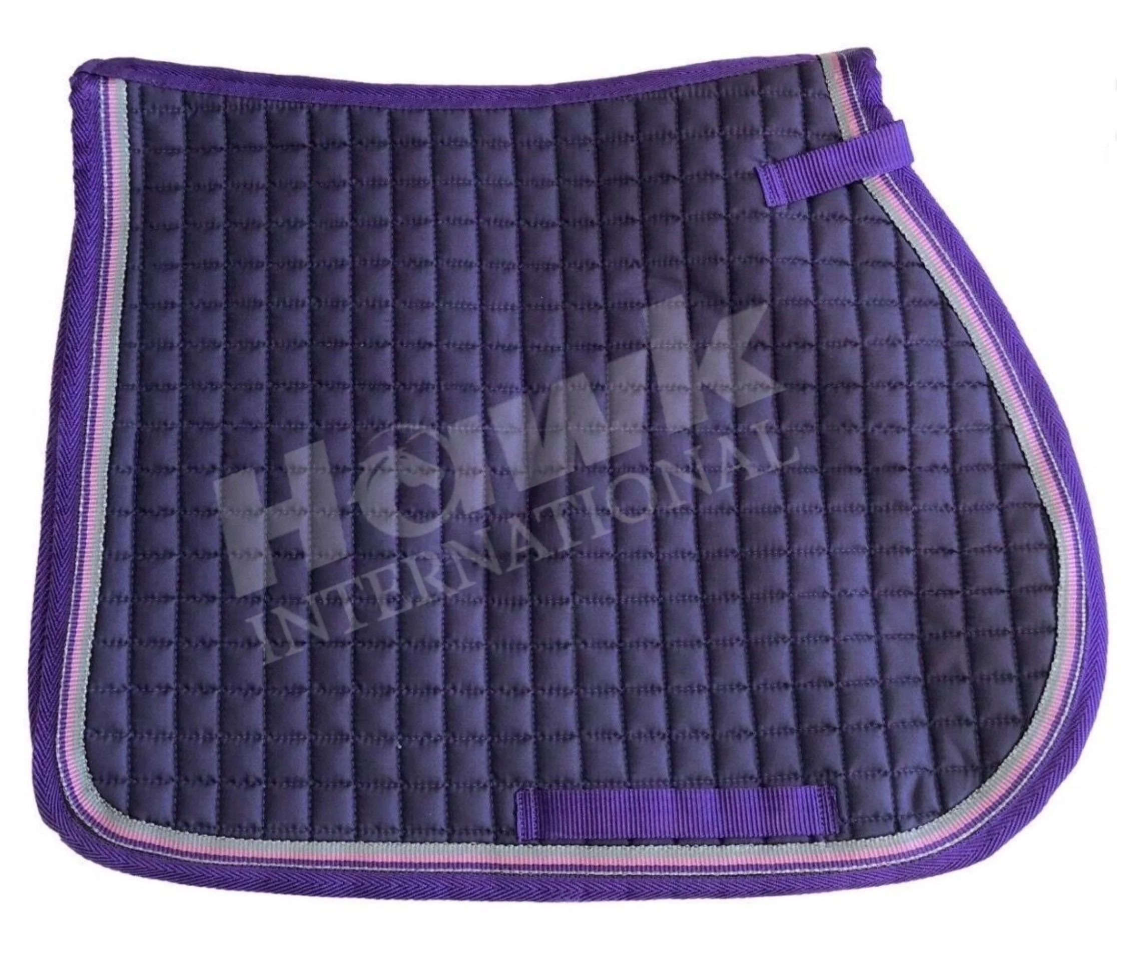 Hot Selling Horse English Saddle Pad Quilted Regular Pad Equestrian Products Racing Pad For Horse Riding At Affordable price