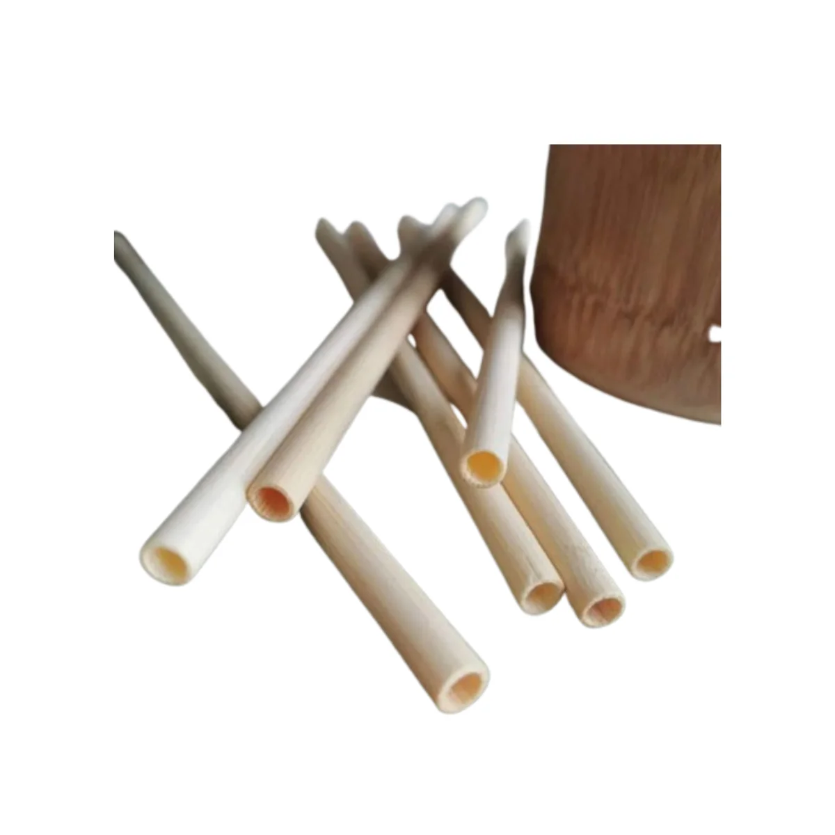 Best Seller!Bamboo Straw Set 100% Natural Bamboo Straws Modern Bar Accessories Reusable Bamboo Straws For Hotel Wholesale Online