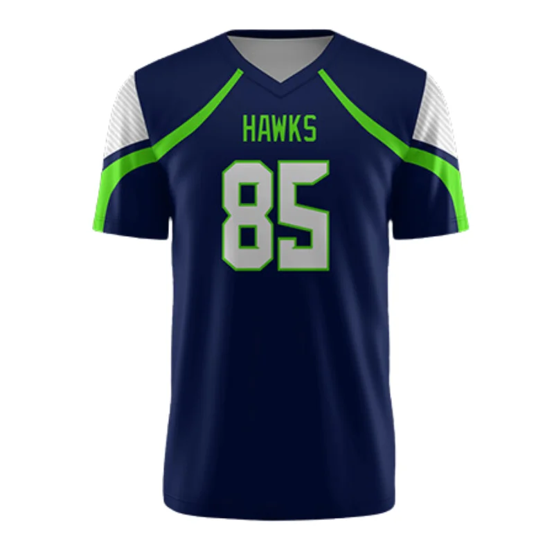 Custom Full Sublimation Wholesale American Football Fan Jersey Customized Design American Football Fan Jerseys