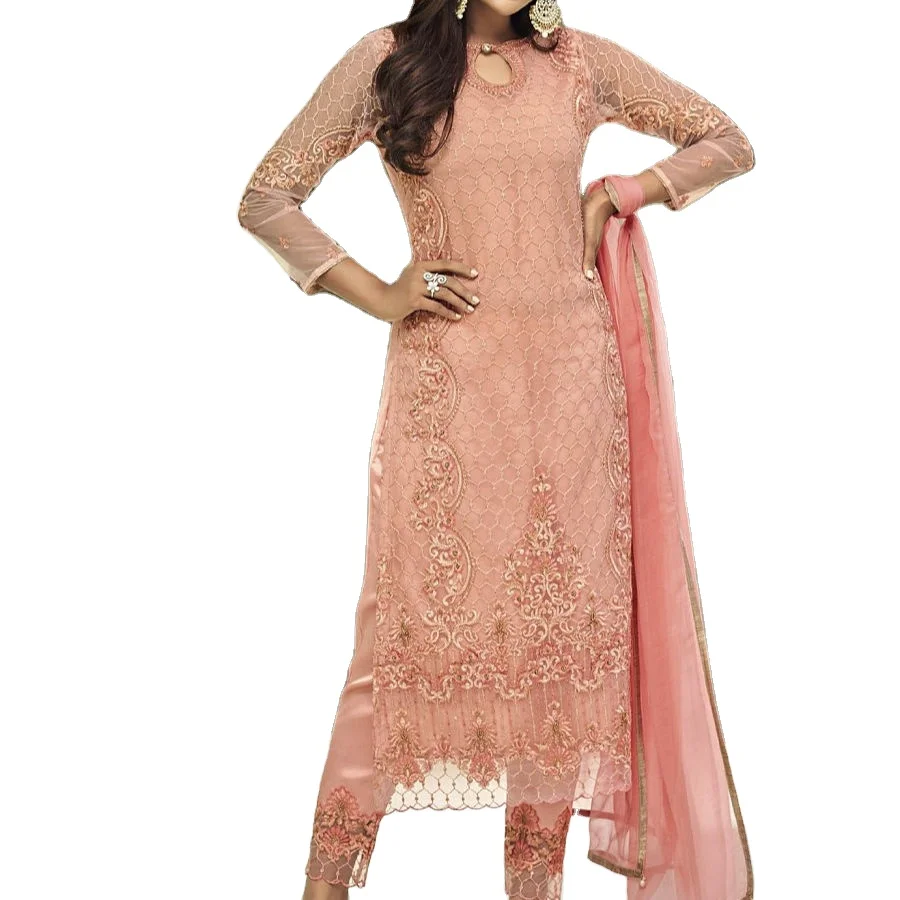 Women Indian Ethnic Designer Colorful Embroidered Ladies Dupatta Stole Cotton Linen Dress