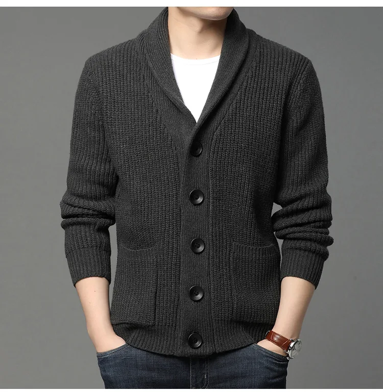 High Quality sweater men knit cardigan jacquard sweater very good knit mohair best usa sweater men 2022