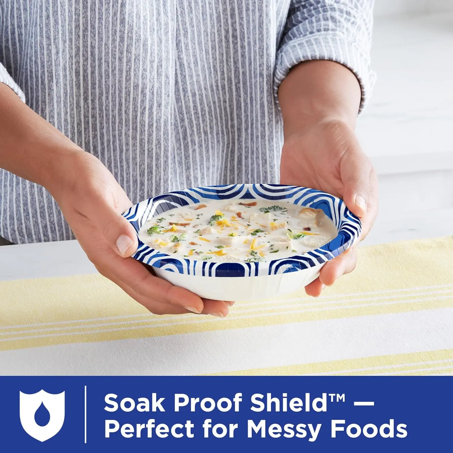 Eco-friendly Disposable 10 Inch Paper Plates Ideal for Parties Picnics and Catering 300 GSM SBS Virgin Board Plates for Sale