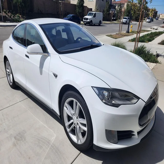 HOT SALES 2012 Teslaa Model S 85 1 Family-Owned 85-kWh Battery Pack California-Owned Unmodified Single Electric Motor Engine