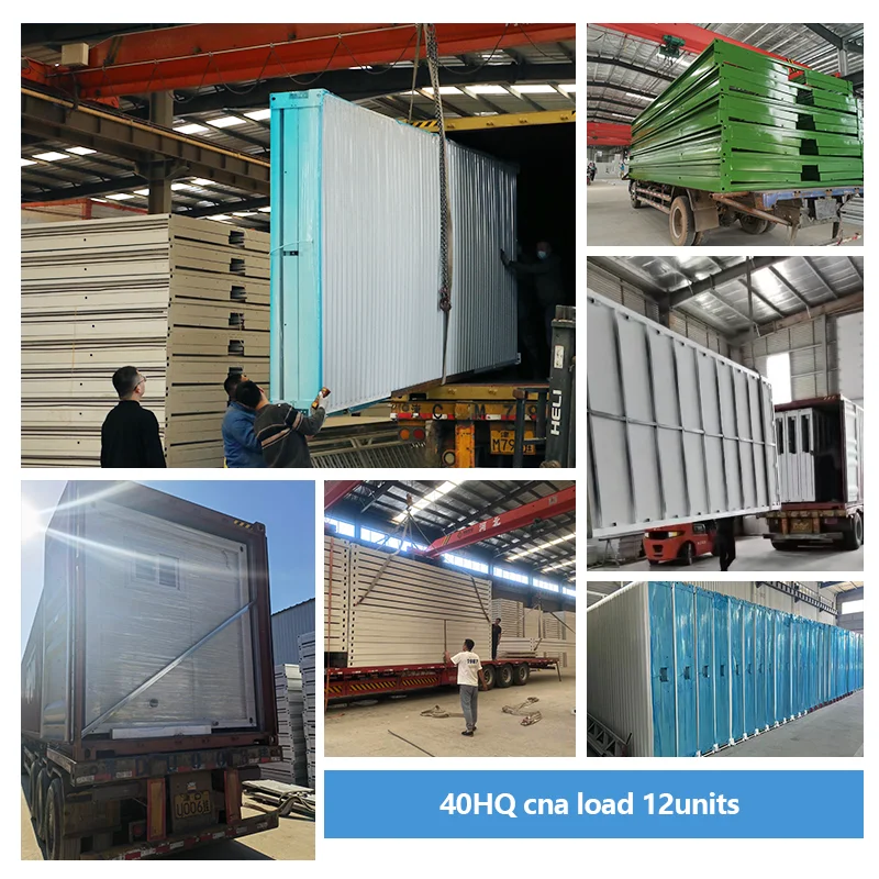 Contenedor oficina 20 anti-seismic Container Fold Out Prefab Folding House for living Turkey