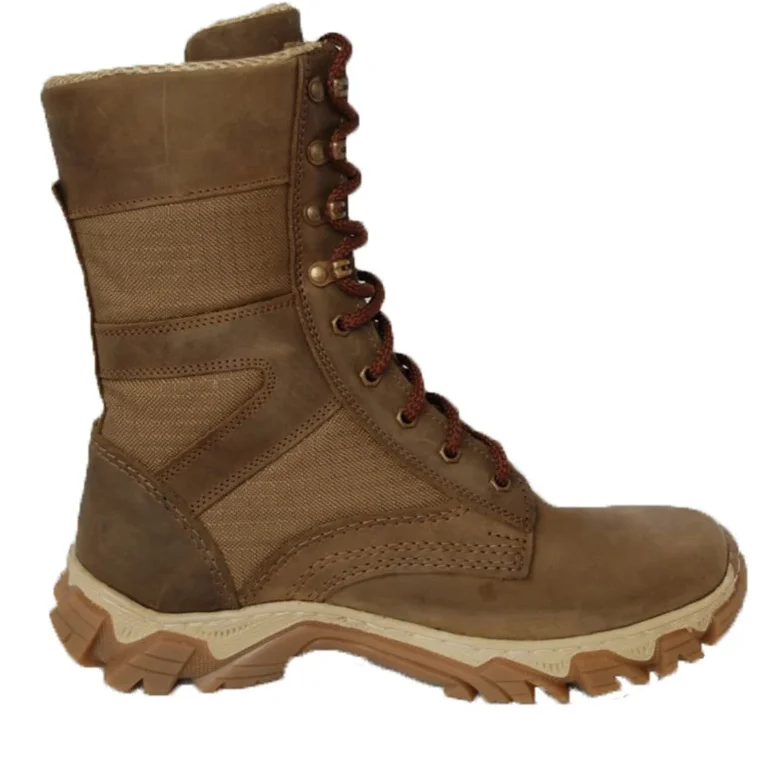 Sturdy armor Botas Bottes Black Boots Tactical Waterproof Shoes Leather Outdoor Hiking Shoes