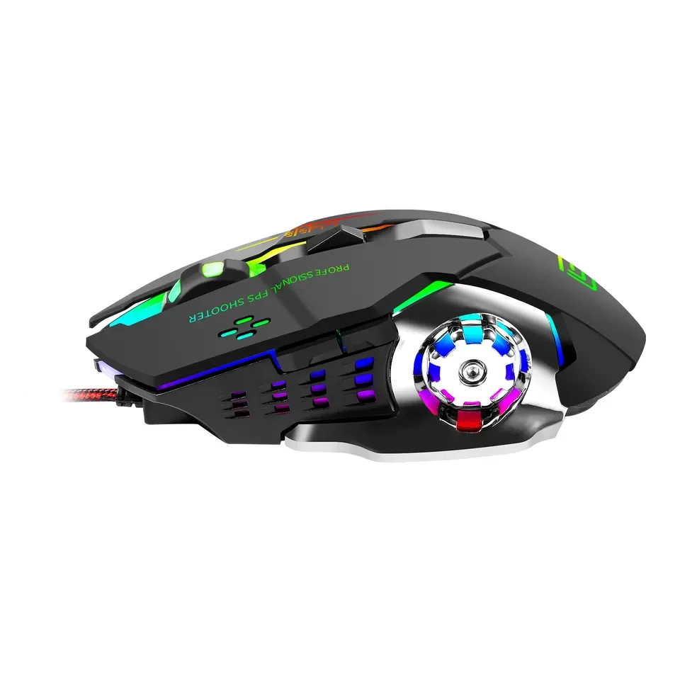 Bajeal G8 usb wired Gaming mouse 7D high DPI game mice RGB colorful l Gaming Mouse for gamer computer