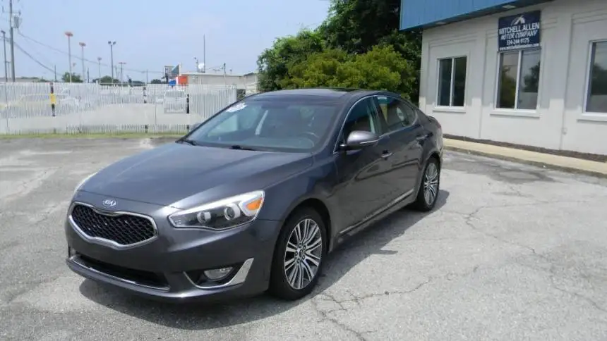 2015 Kia Cadenza Премиум Подержанный электромобиль с кожаными сиденьями задняя камера левое Рулевое управление