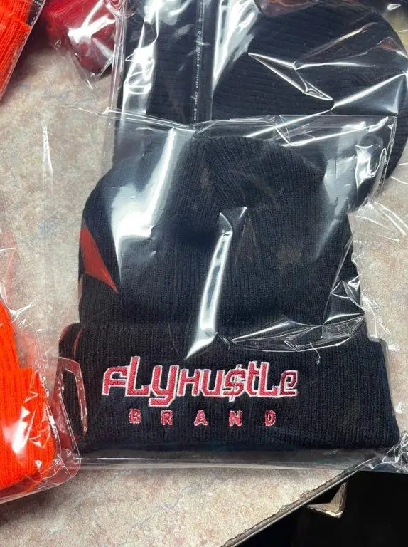 Microfiber Beanie Custom Knitted Embroidered Beanie Winter Hat  Wholesale Custom Logo Print Beanie Hat