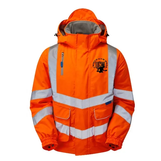 High Visibility Multipurpose Safety Jacket Men Adjustable Safety Jacket Security Visibility Reflective Safety Jacket For Men