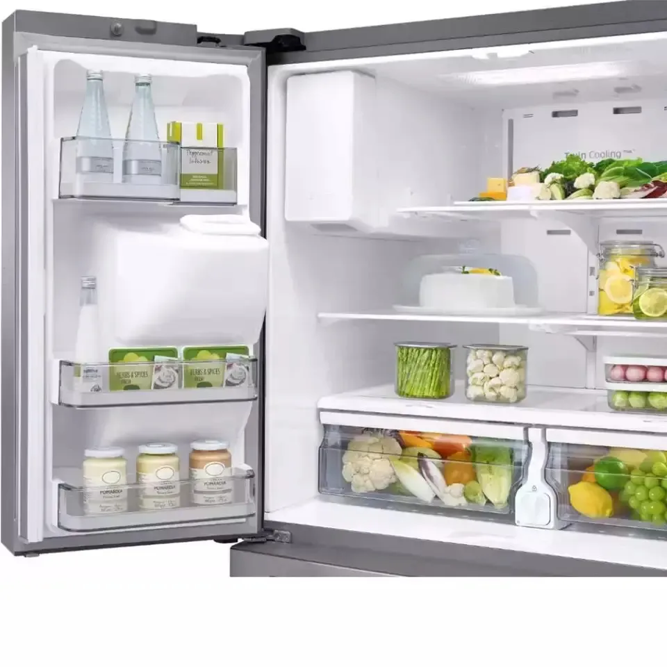 Home Use 28 cu. ft. 4-Door French Door Refrigerator with 21.5 Touch Screen Family in Stainless Steel new