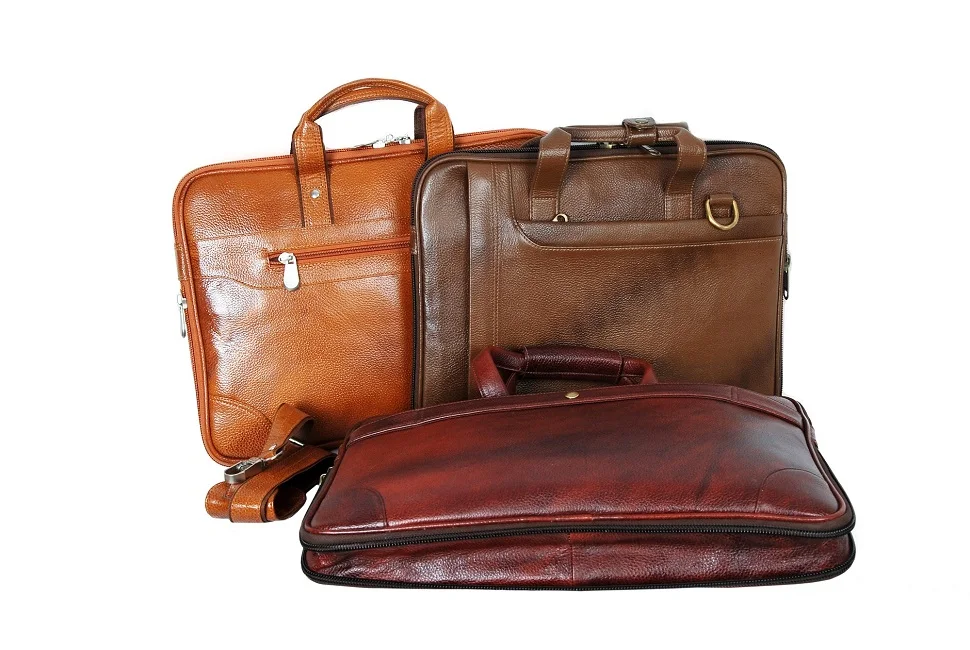 Trending Genuine Leather Bag / Briefcase For Laptop Available At Custom Design & Size