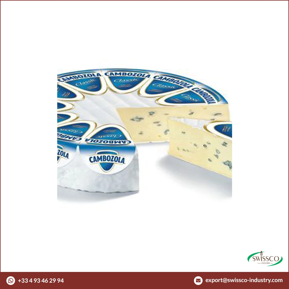 Premium Quality Low Price Cambozola 400g Classic Blue Veined Fast Soft Cheese for Sale