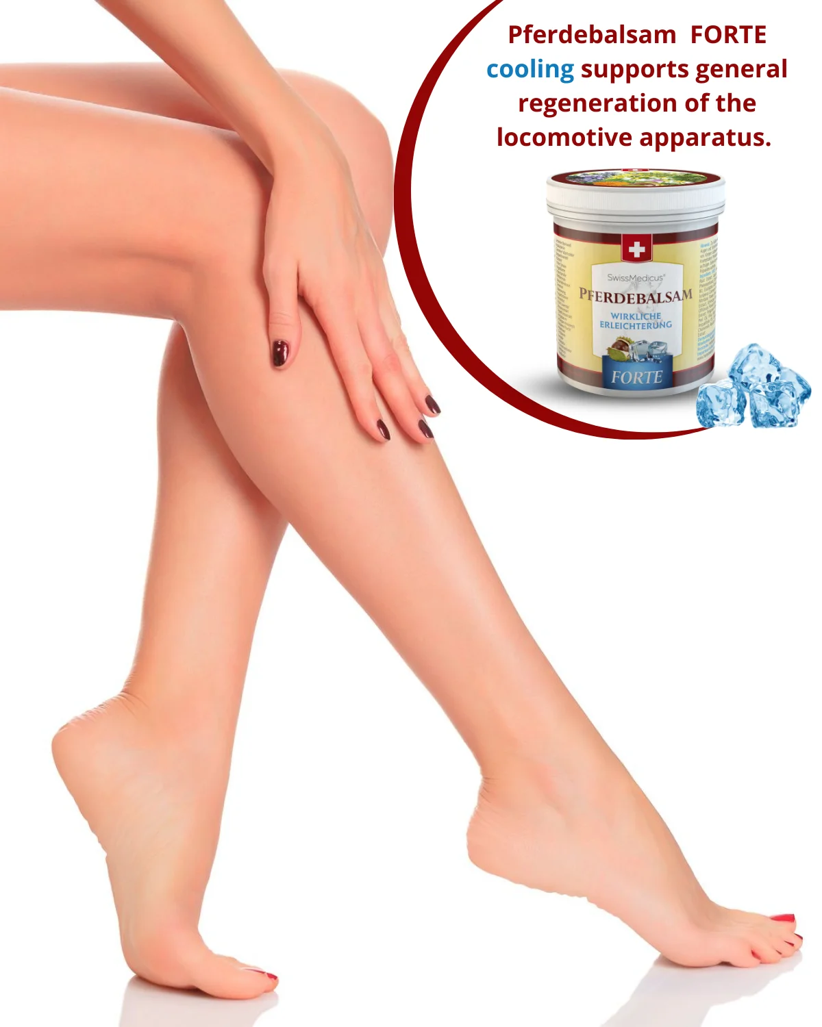 Amazon Best Seller SwissMedicus Pferdebalsam FORTE extra strong cooling, relief for heavy legs, Swiss quality, Menthol 500 ml