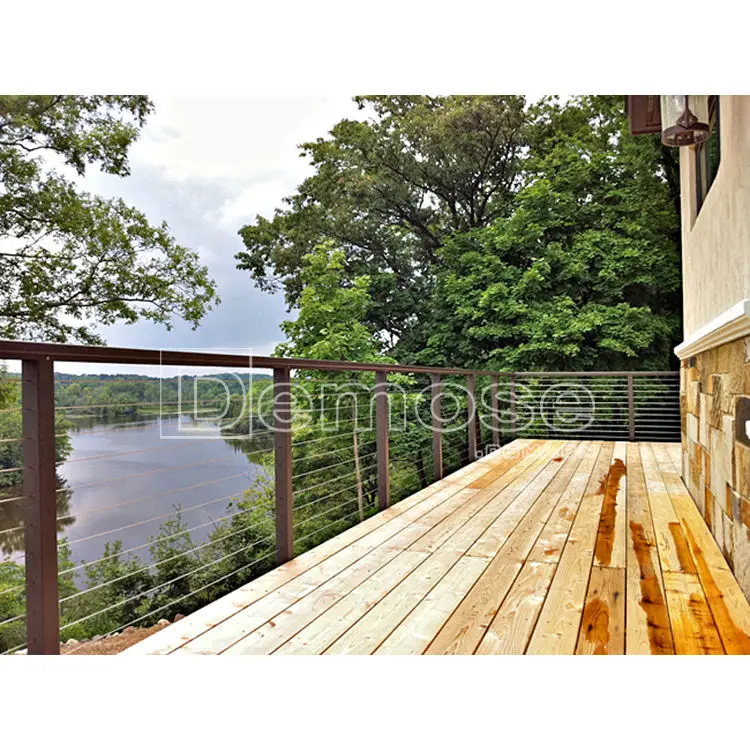 Sports Venues Exterior Place Railings Screw Balcony Hand rail Matte White Black Red Concrete Basement Aluminium Alloy Baluster