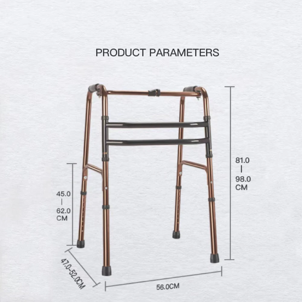 Bliss Medical Disabled walker for adults Aluminum folding mobility frame walker walking aids for adults