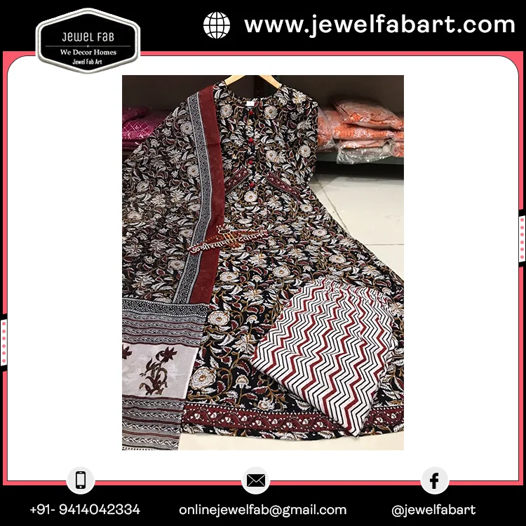 New Design Adult Indian Long Dress High Quality Custom Made Wedding Party Suit XL Girls Kurtis Low Price