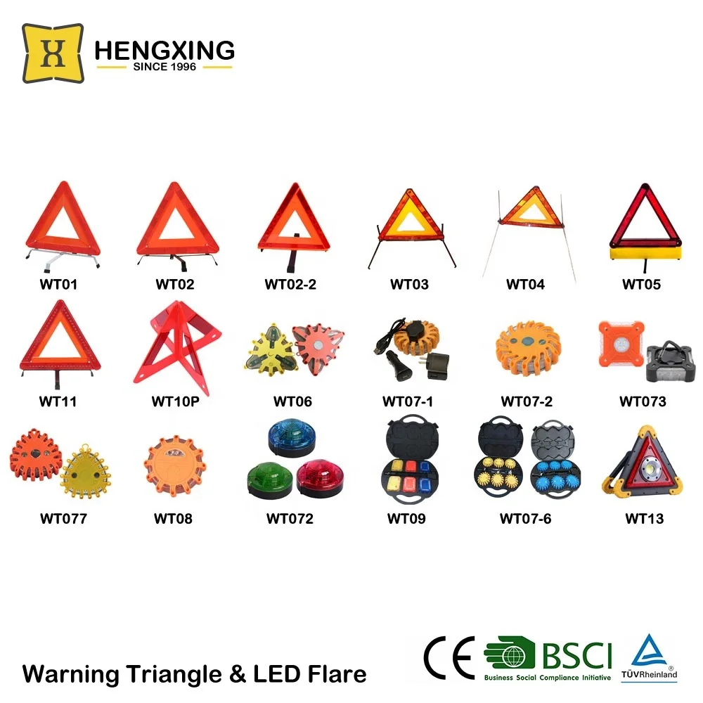 China Factory Magnet Waterproof Mini Warning Light 9 Flashing Steady On LED Road Safety Flare