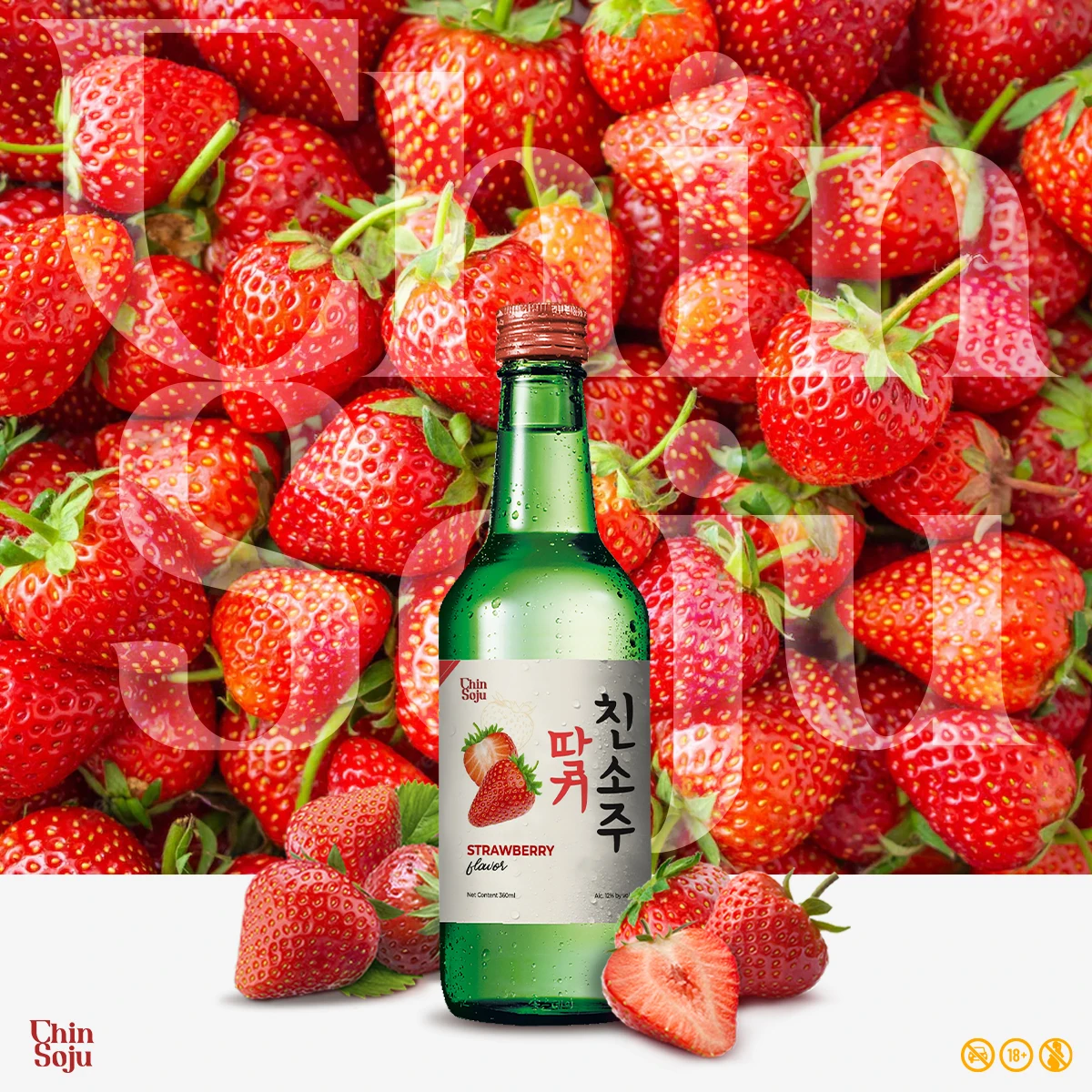 Корейский бренд Soju фруктовый ароматизатор подбородка 360 мл заводская цена сервис OEM льготный отличный