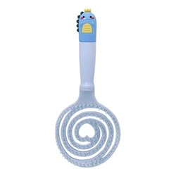 Hair Brush Massage Scalp Brush PVC Nylon Rounded Barber Design Hair  Comb