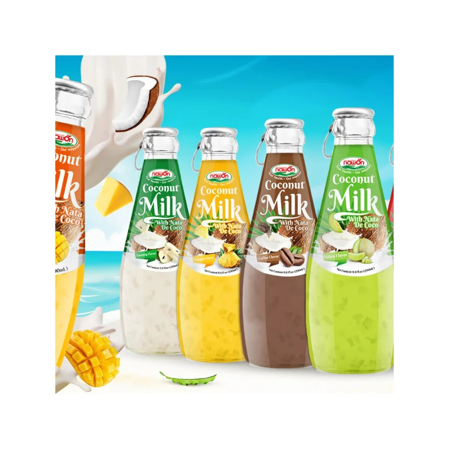 290ml NATURAL FRESH COCONUT MILK - Premium Quality Export OEM Private Brand