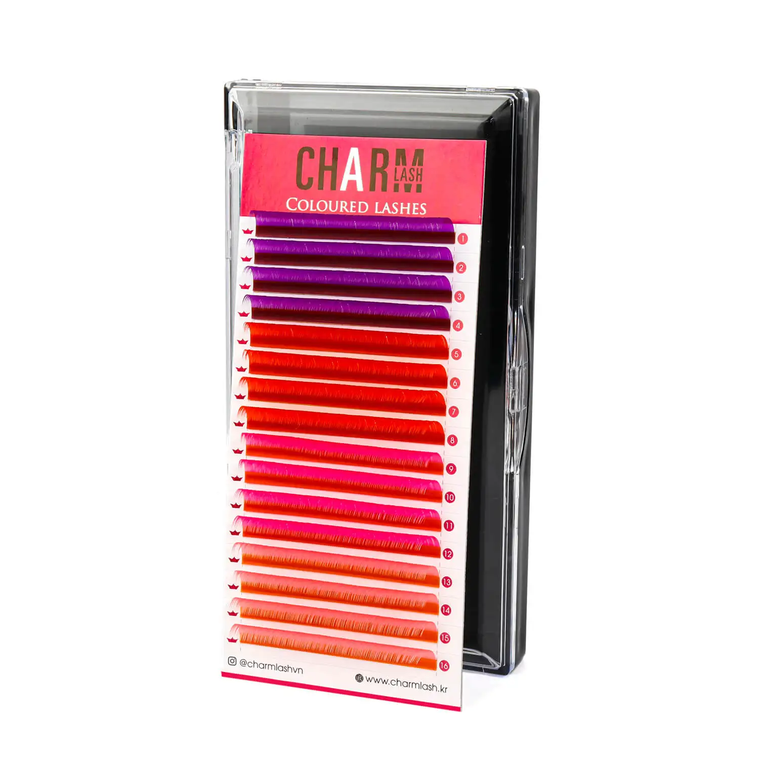 CharmLash mixing lash extensions 36 colors natural extension eyelash color lashes wholesale factory direct price