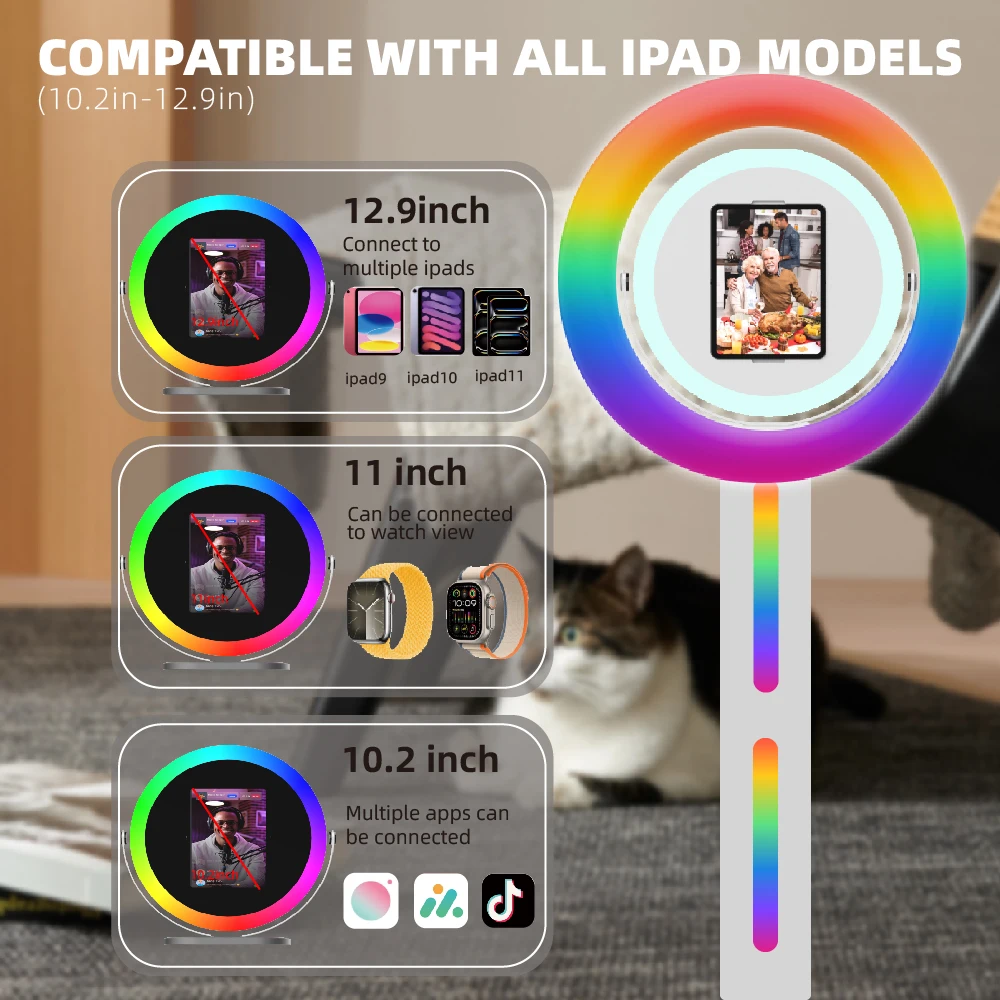 Funsbooth Высококачественный портативный легкий Ipad фотобудка с кольцевым светом для продажи