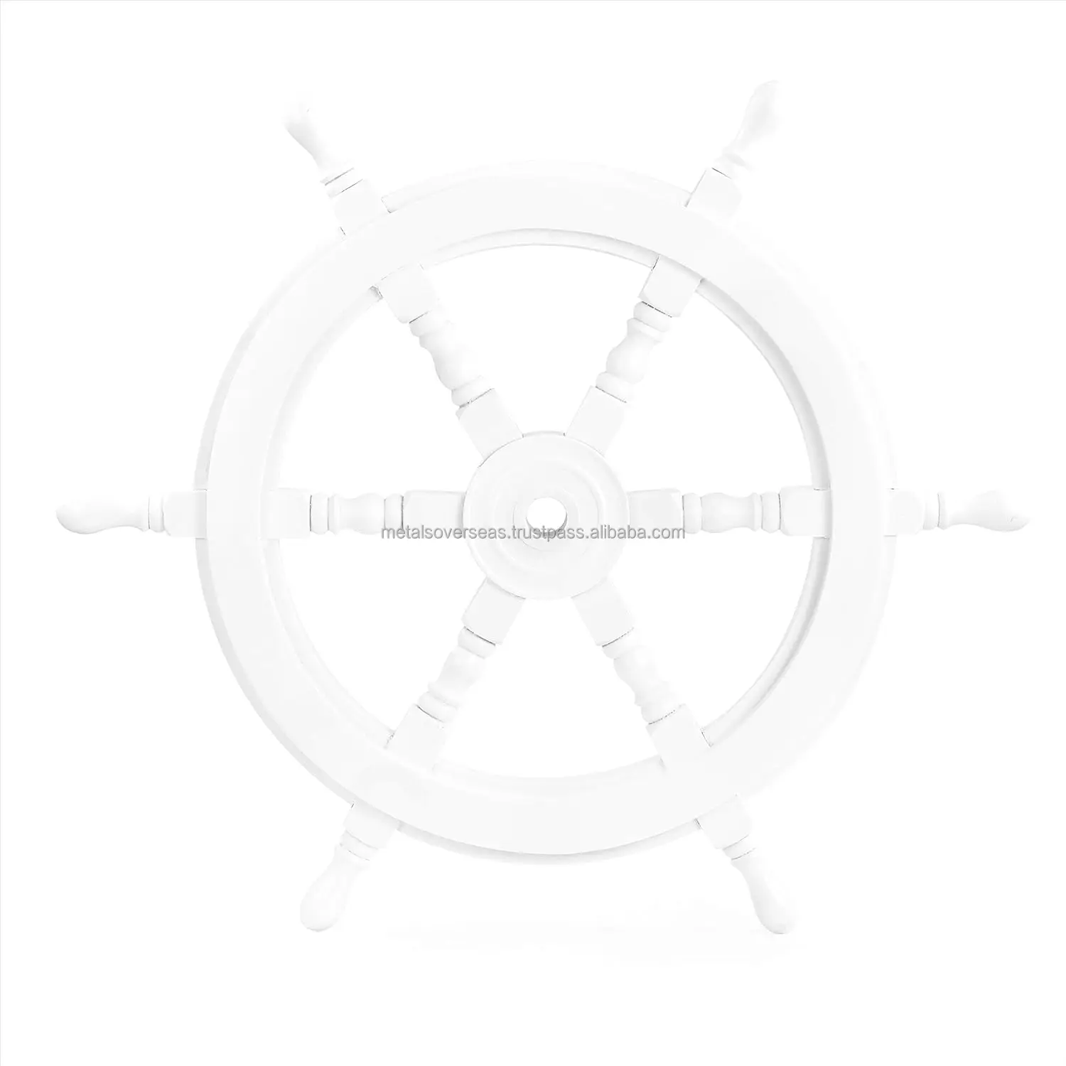 New Designer and beautiful Antique wooden designer ship steering wheel decorated with brass inlay work