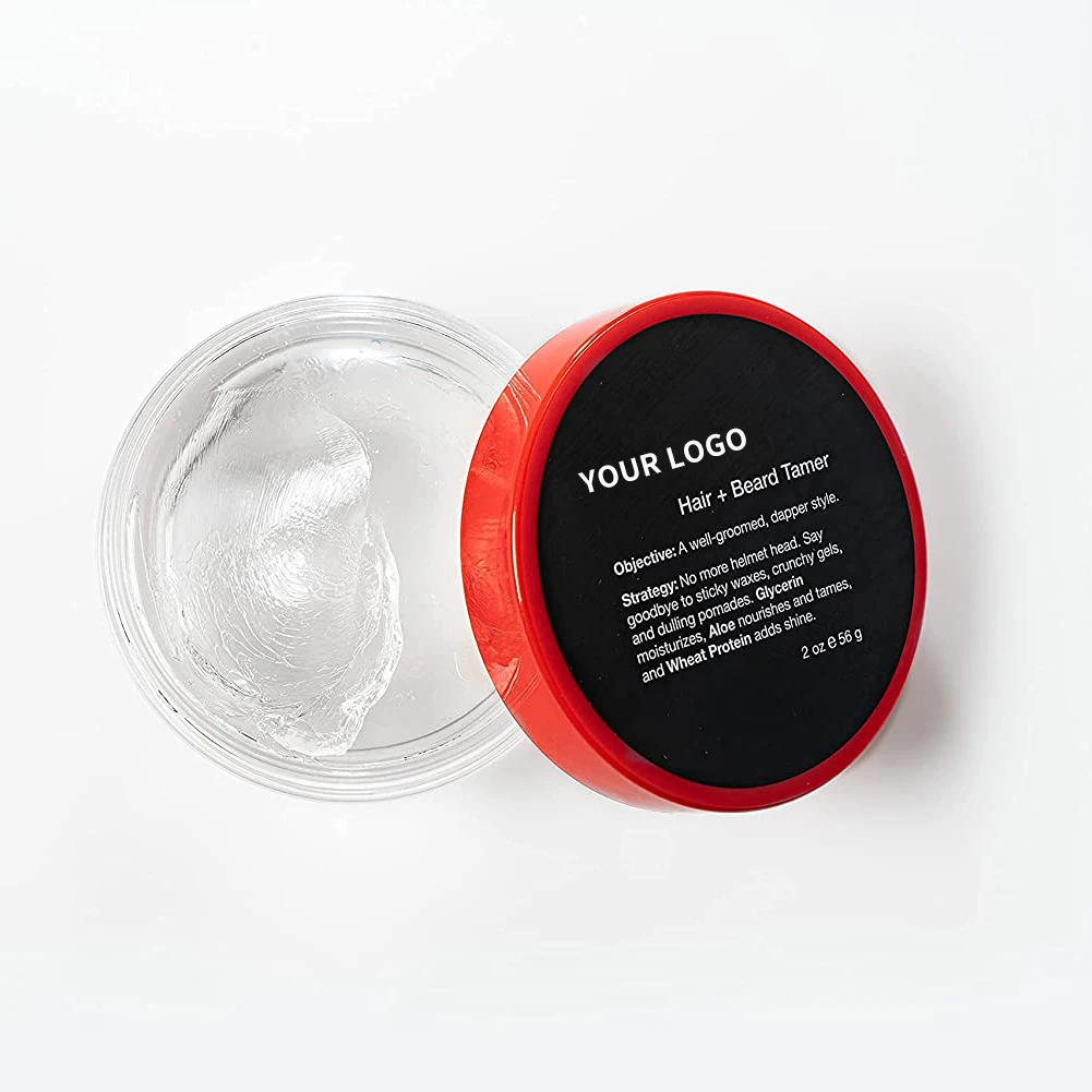 Private Label High Quality Natural Scented Organic Wax Beard Balm For Mens Grooming Mustache Care