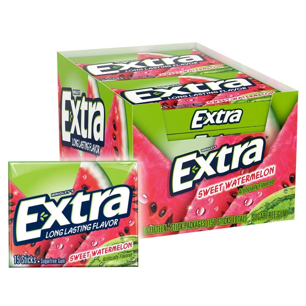 Extra Sugar Free Chewing Gum Peppermint Mega Pack - 35 Count